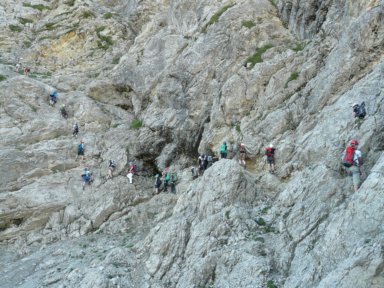 climbing salewa klettersteig climb free photo