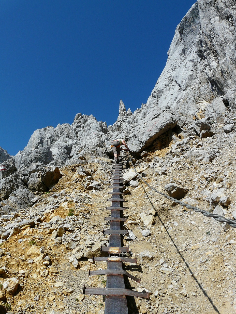 climbing climber gamsängersteig free photo