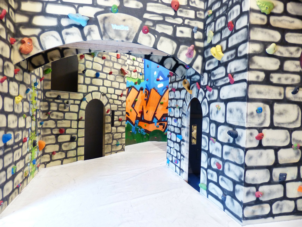 climbing castle climbing hall play castle free photo