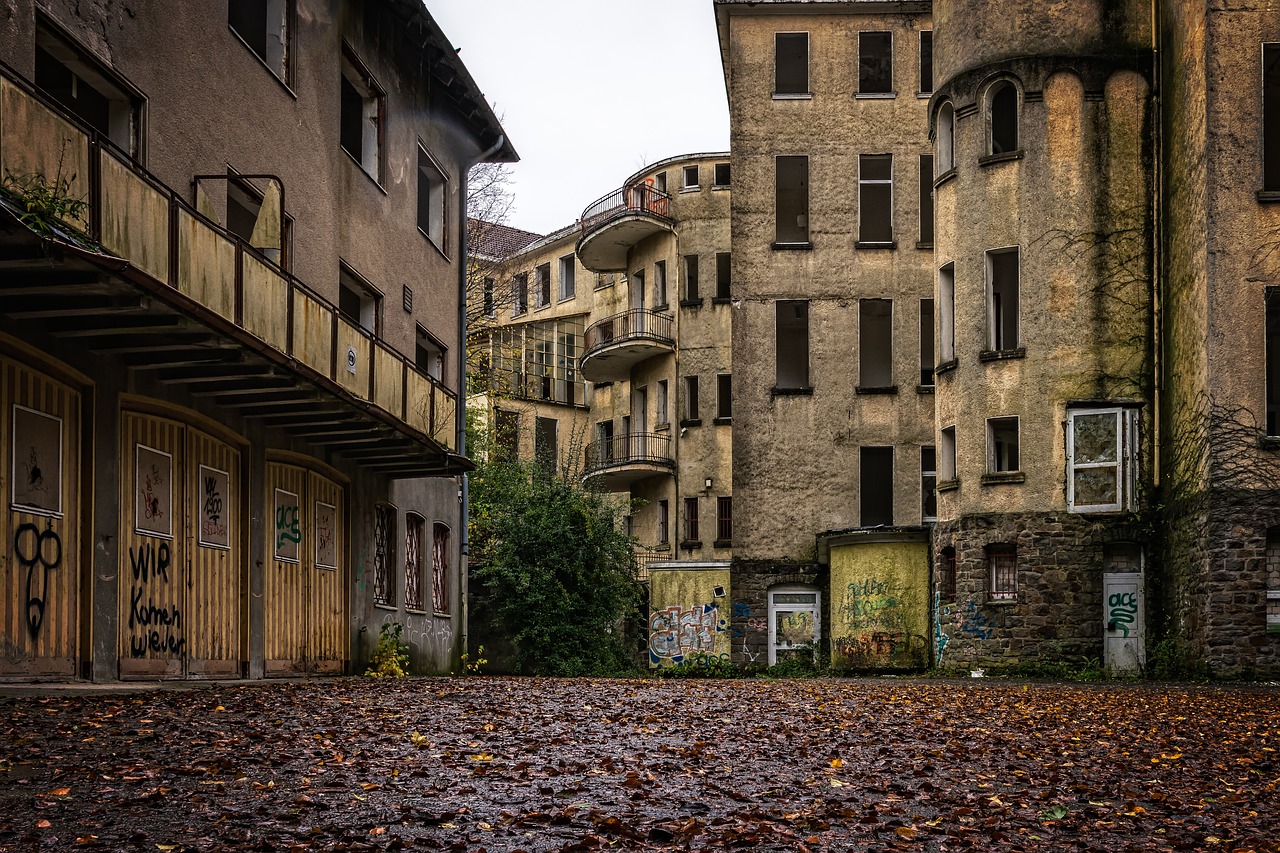 clinic lost places hospital free photo