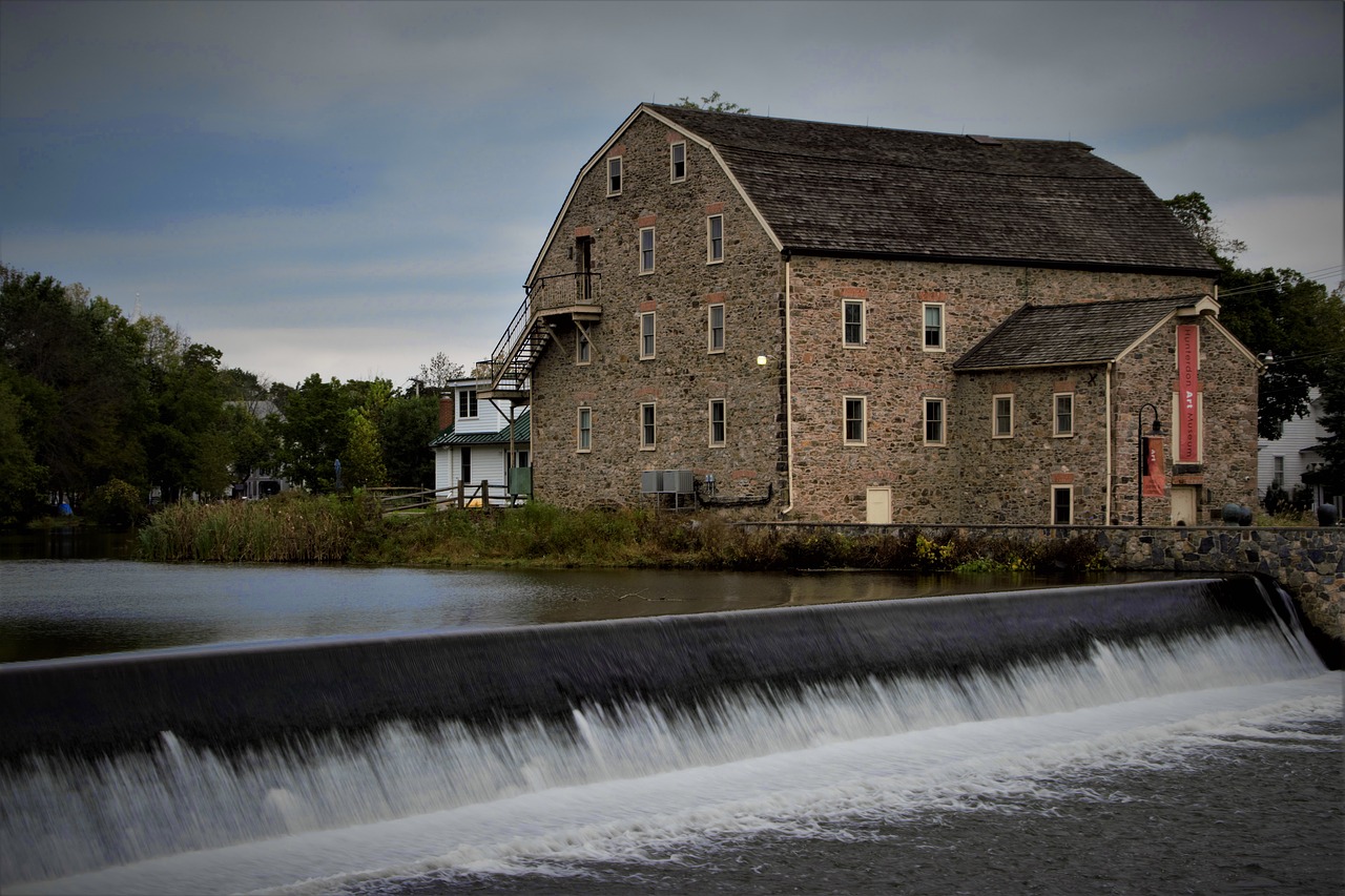 clinton nj historic architecture free photo