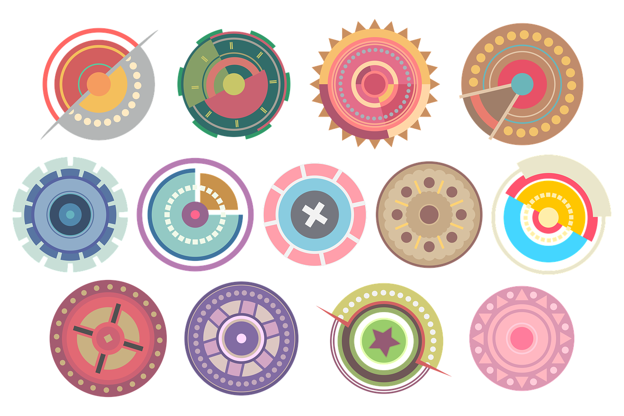 clip art  circles  spheres free photo