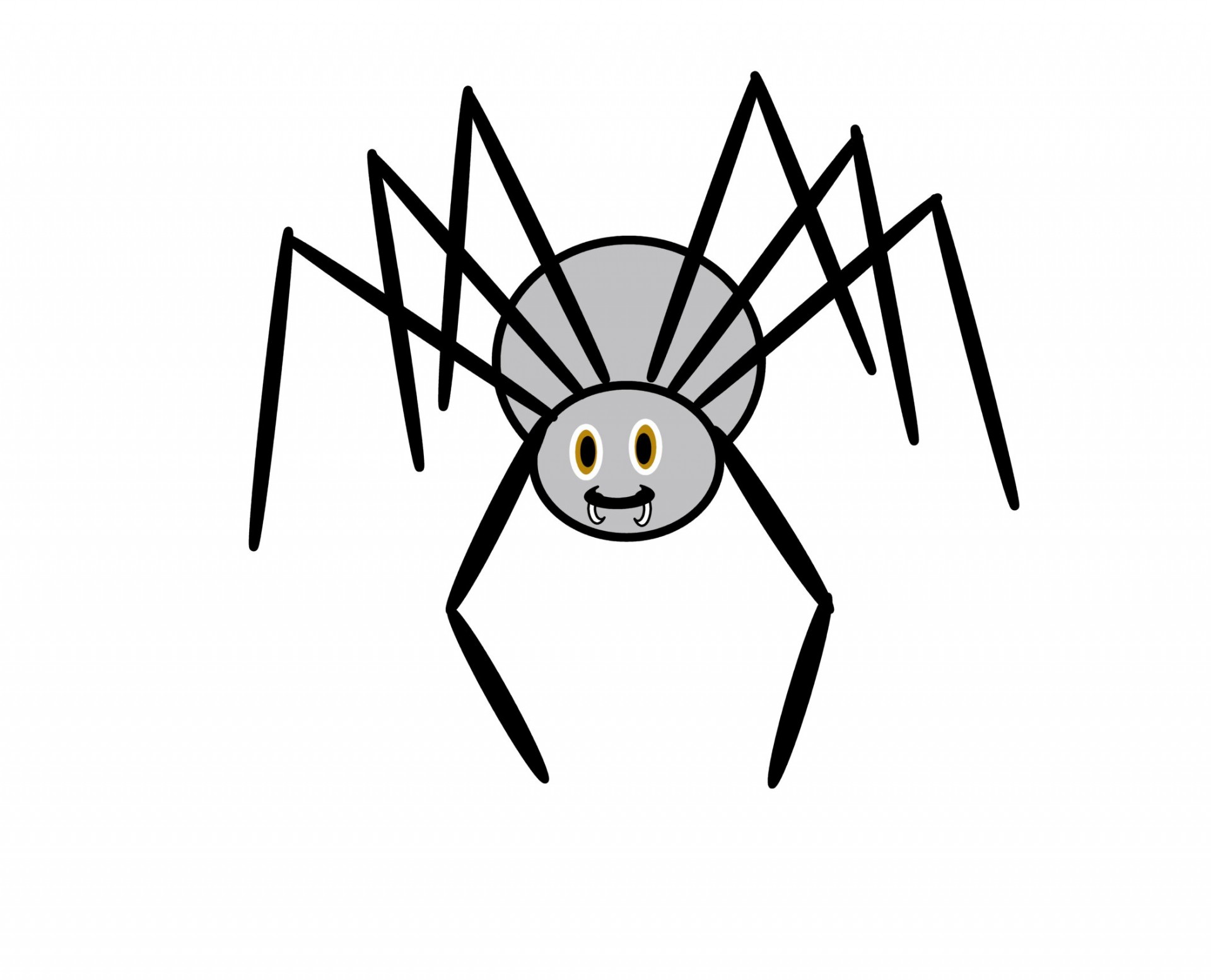 clip art spider scary free photo
