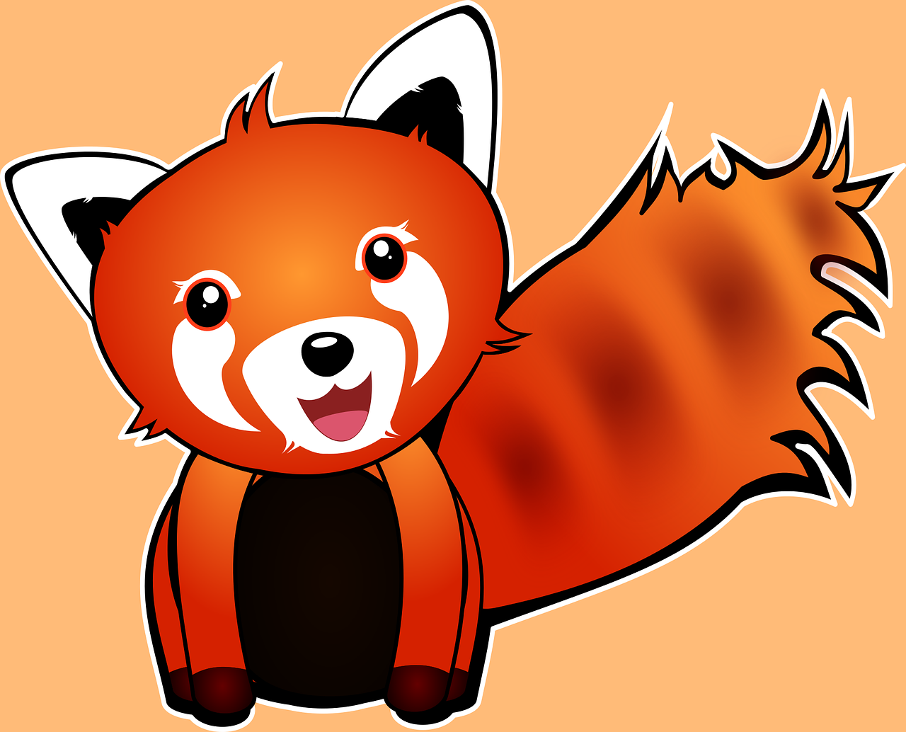 clipart fox drawing free photo