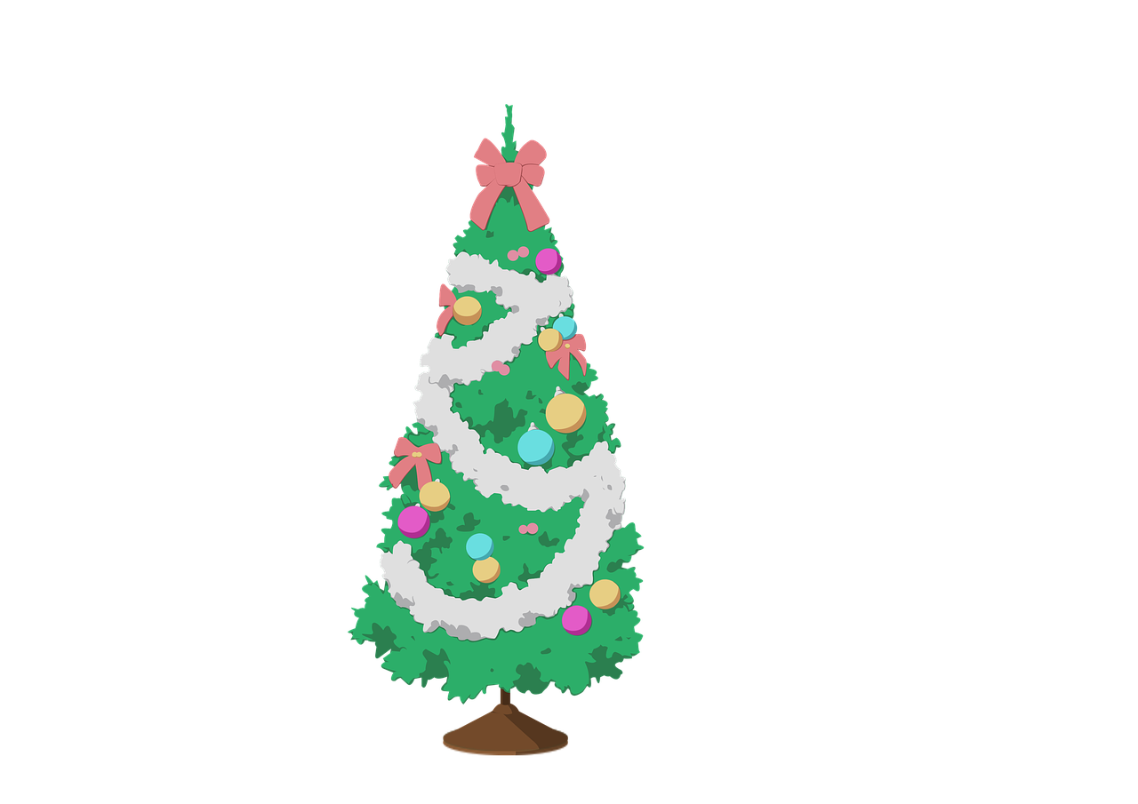 clipart christmas tree decoration free photo