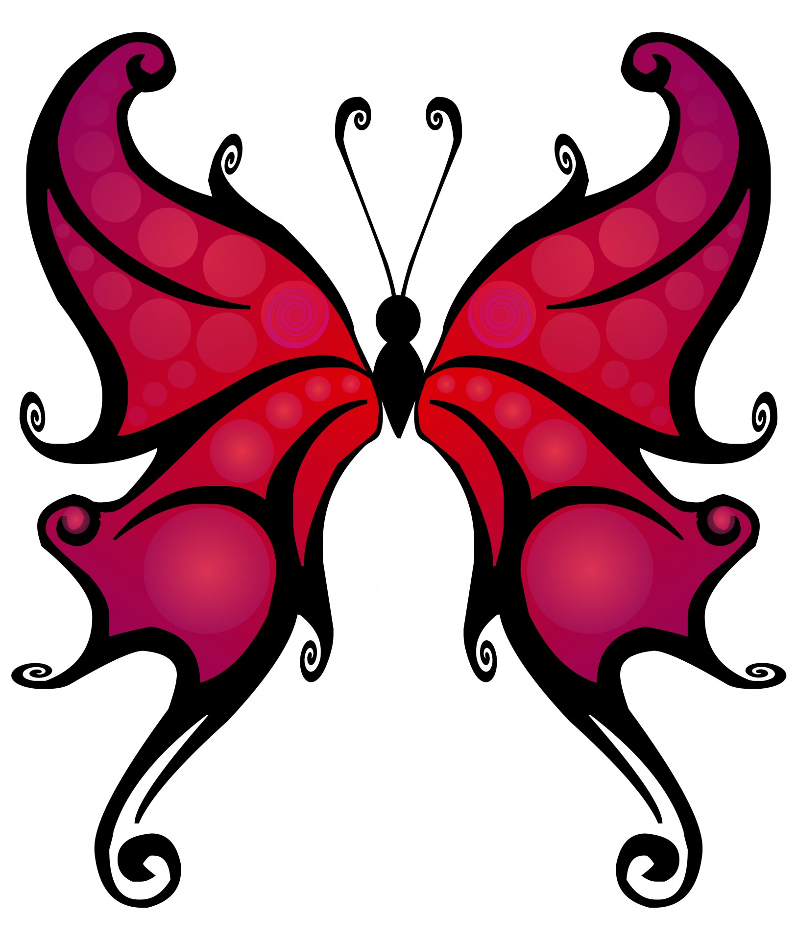 clip art butterfly gradient free photo