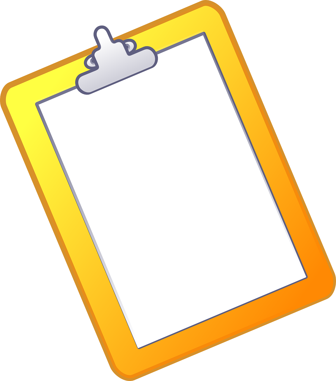 clipboard document paper free photo