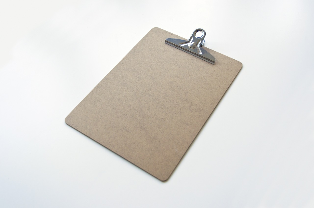 clipboard clip business free photo