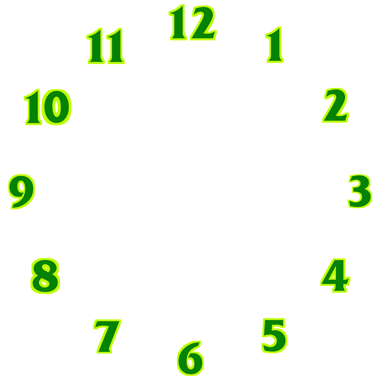 clock numbers clock face free photo