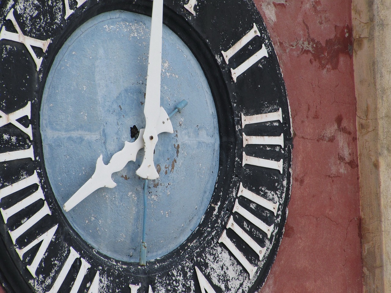 clock face old free photo
