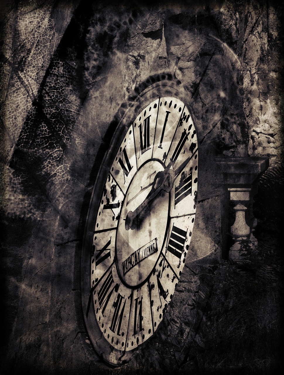 clock fantasy surreal free photo