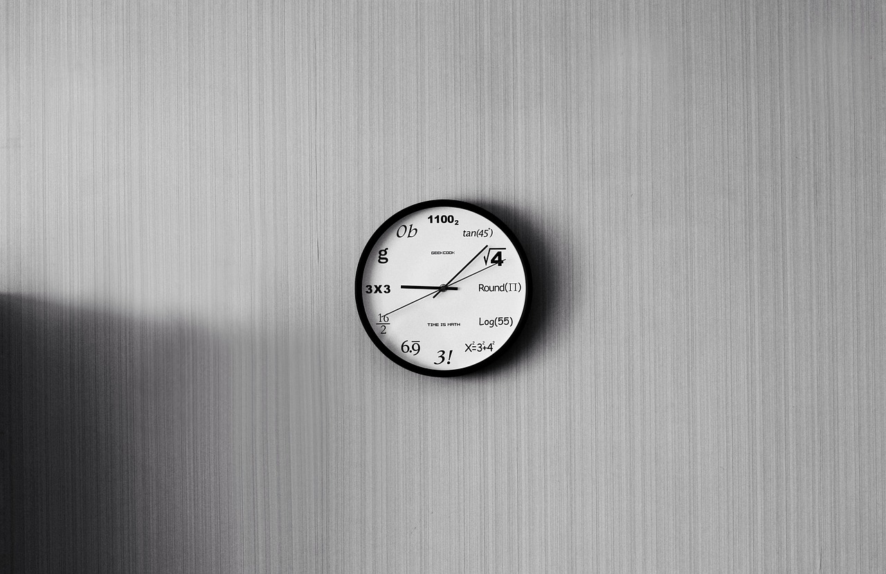 clock time wall free photo