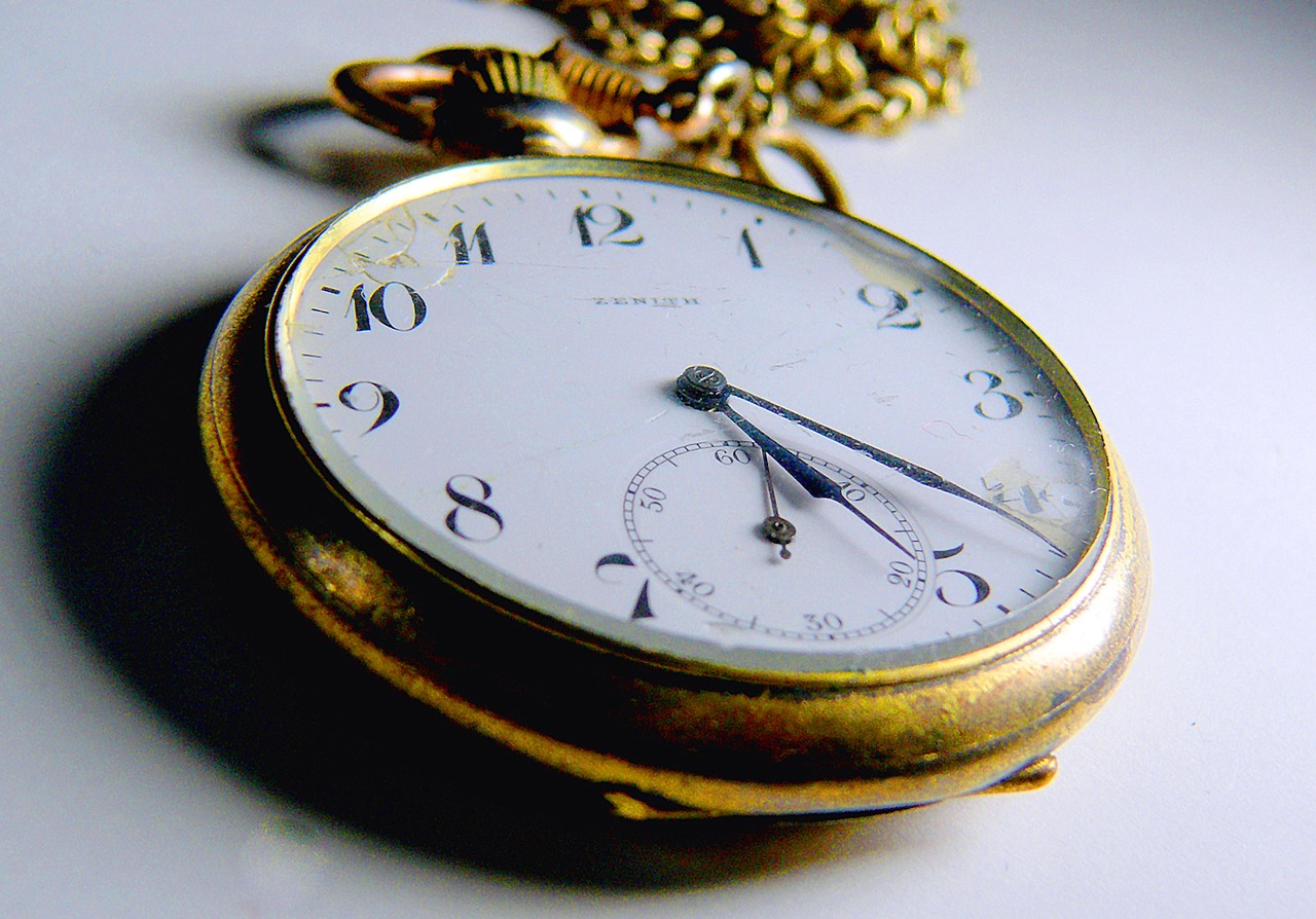 clock pocket watch digits free photo