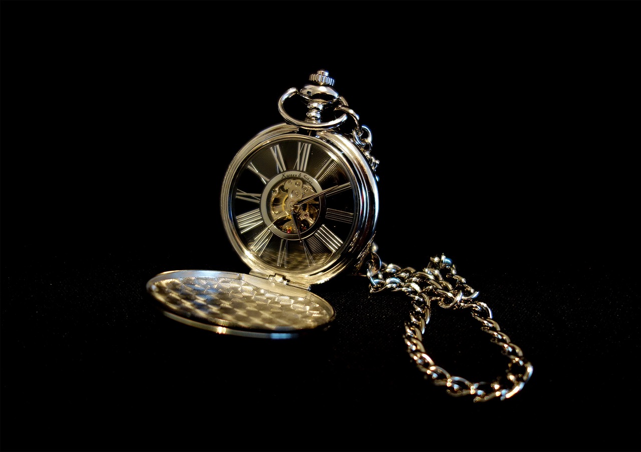 clock pocket watch old free photo