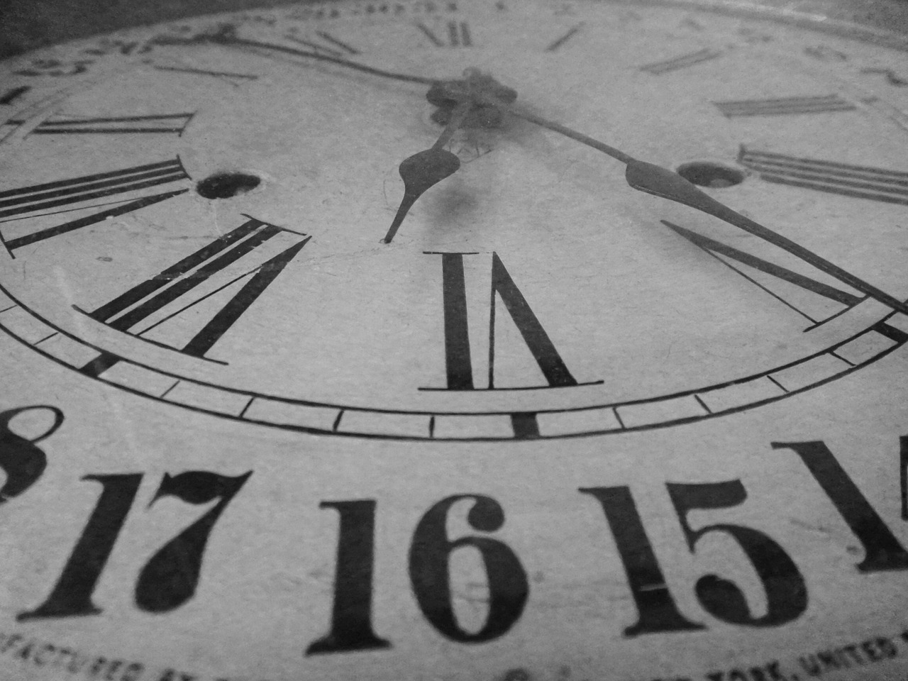 clock time old free photo