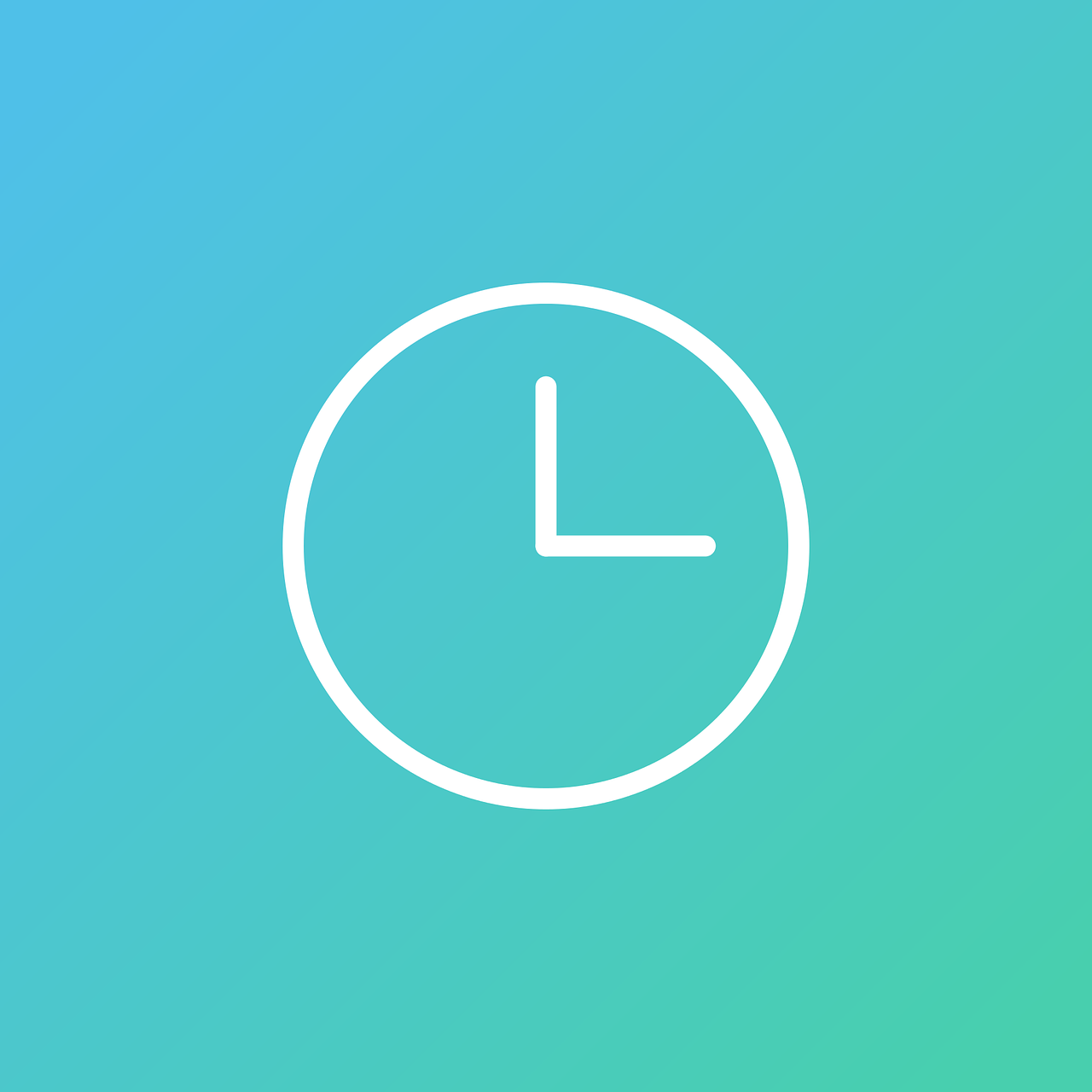 clock time icon free photo