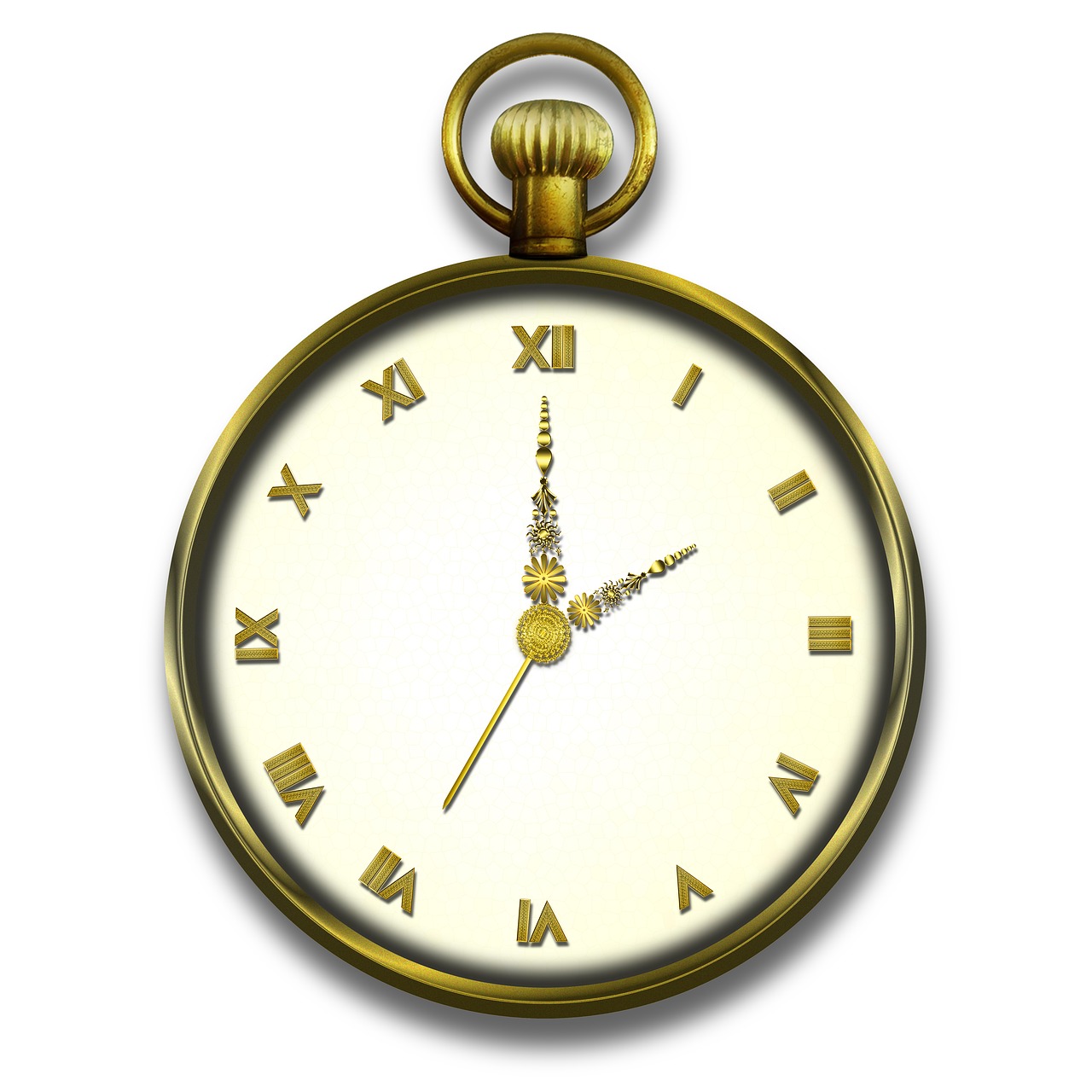 clock pocket watch hour free photo