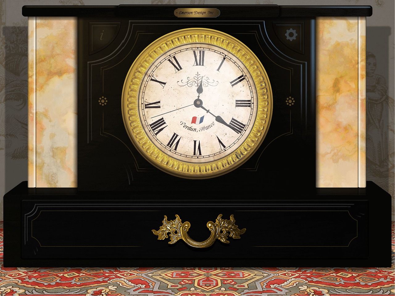 clock antique wooden clock app free photo