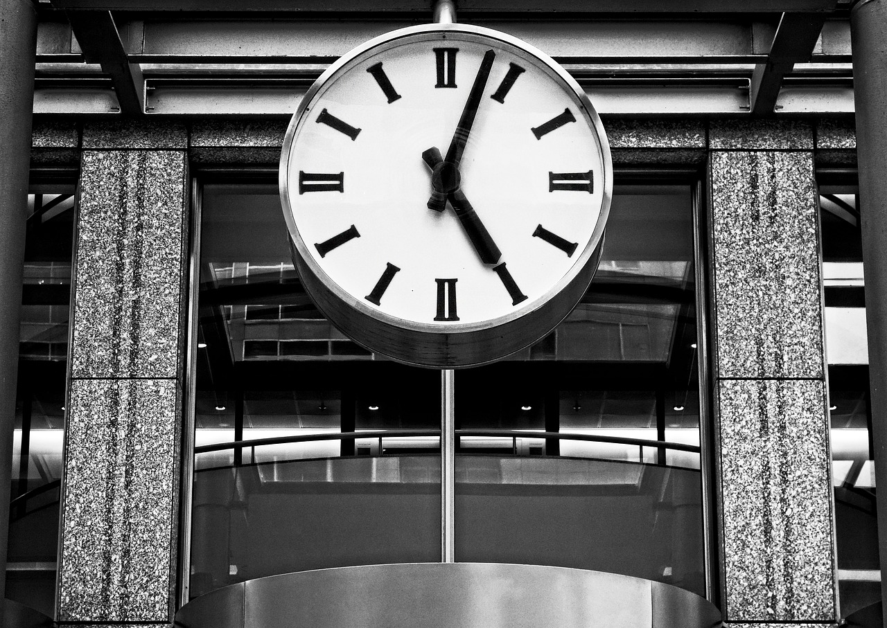 clock time hour free photo