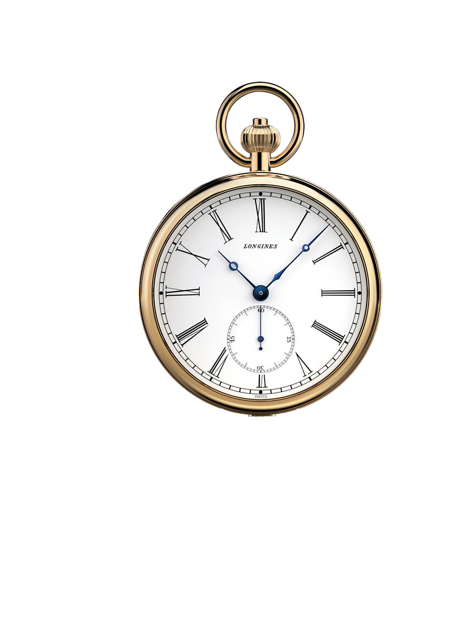 clock pocket watch isolated free photo