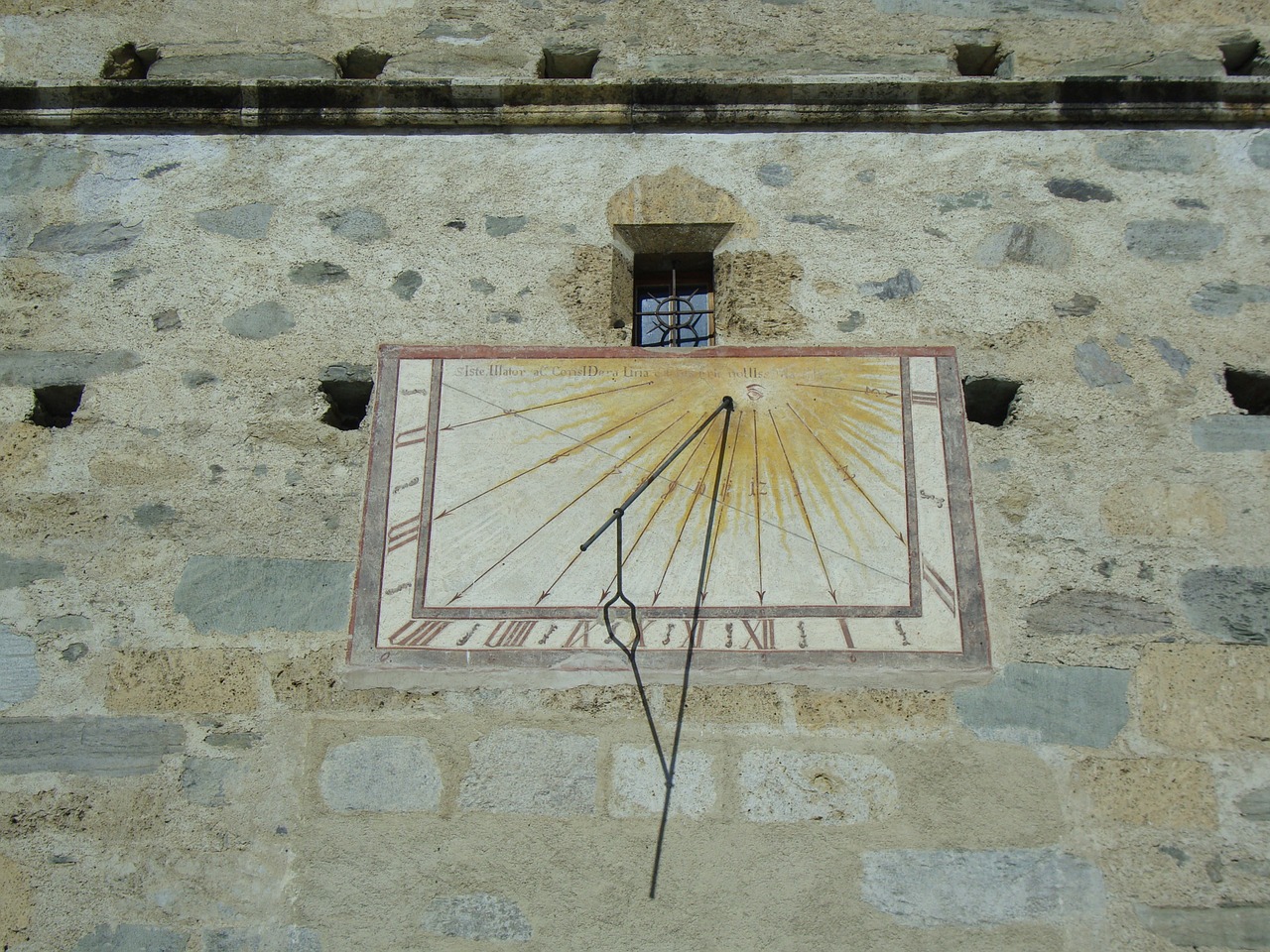 clock sundial mustair free photo