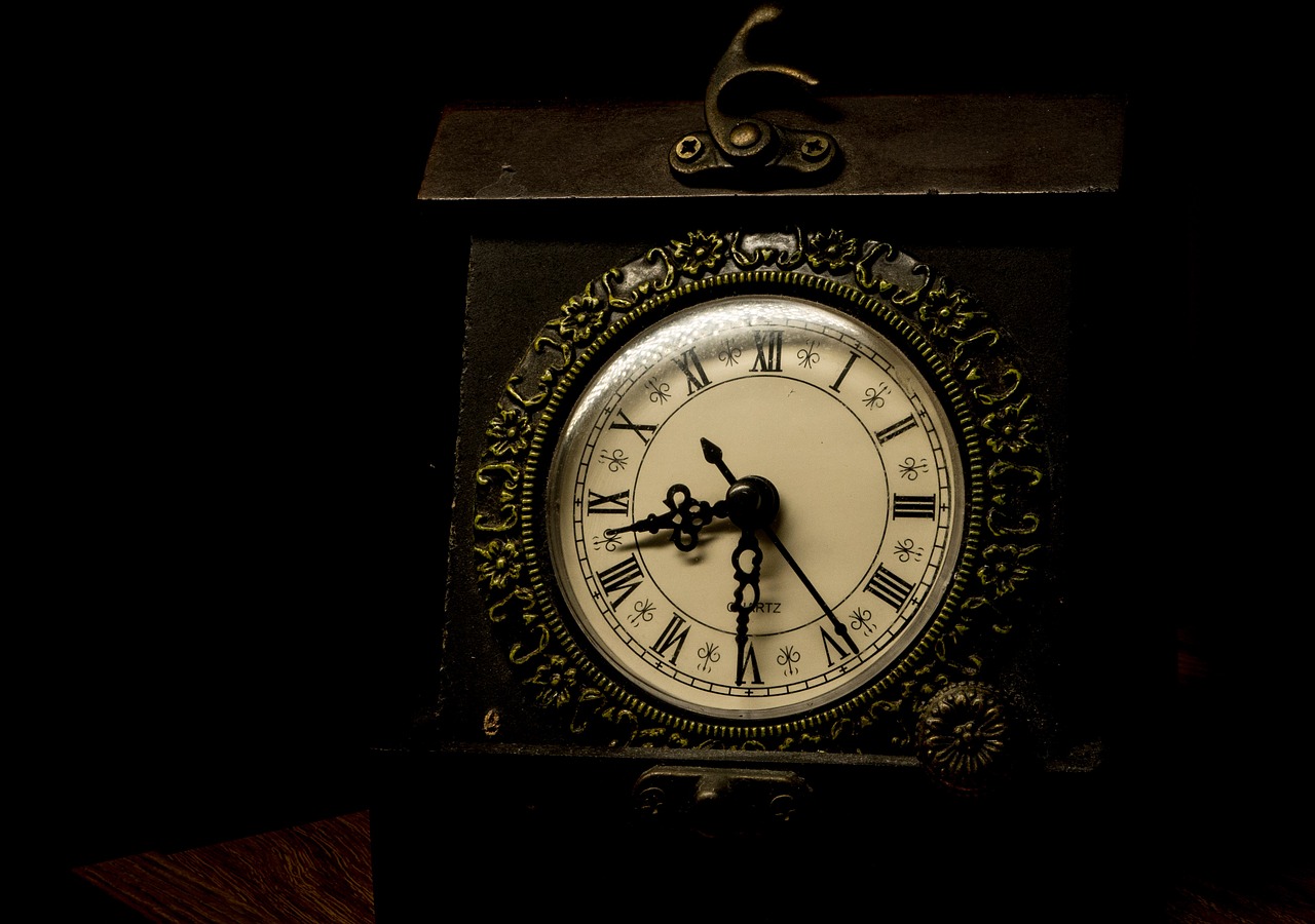 clock time antique free photo