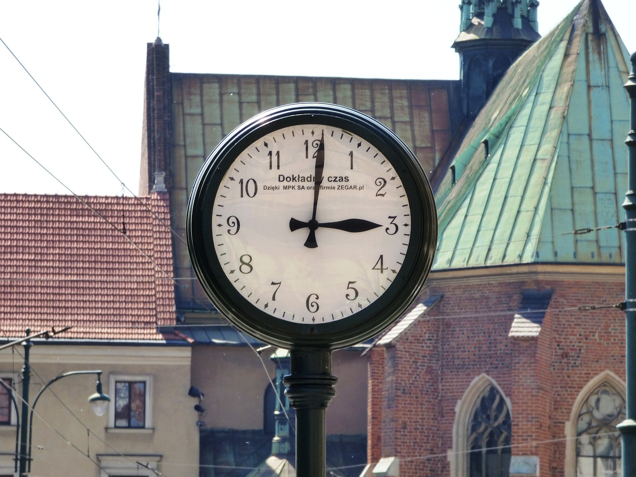 clock the town clock time free photo
