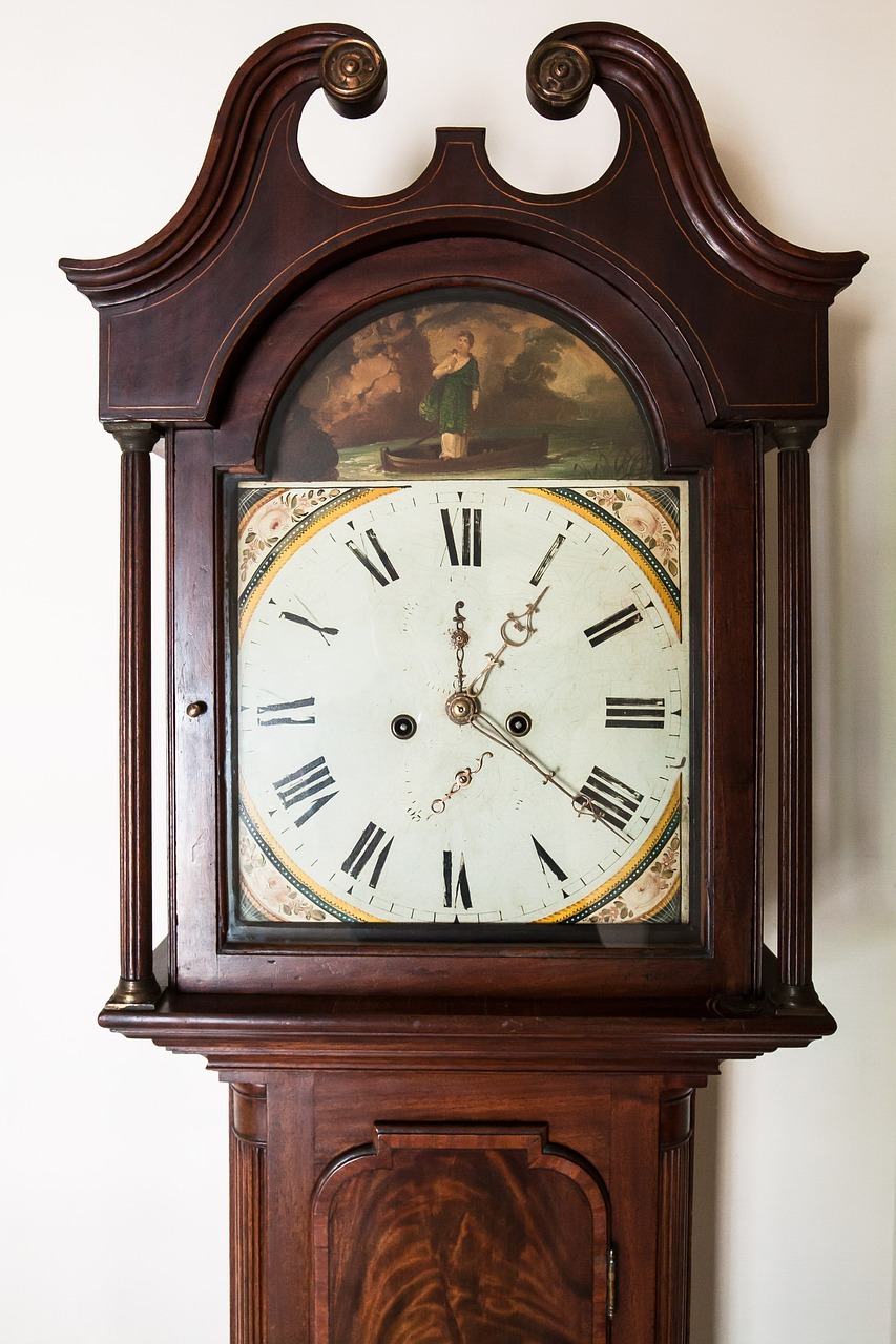 clock grandfather clock pointer free photo