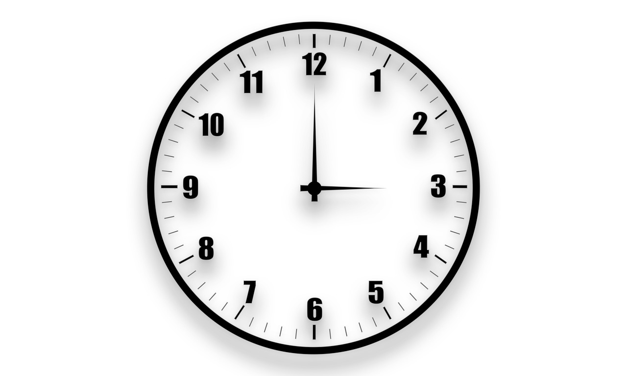 Clock, time, watch, hours, minutes - free image from