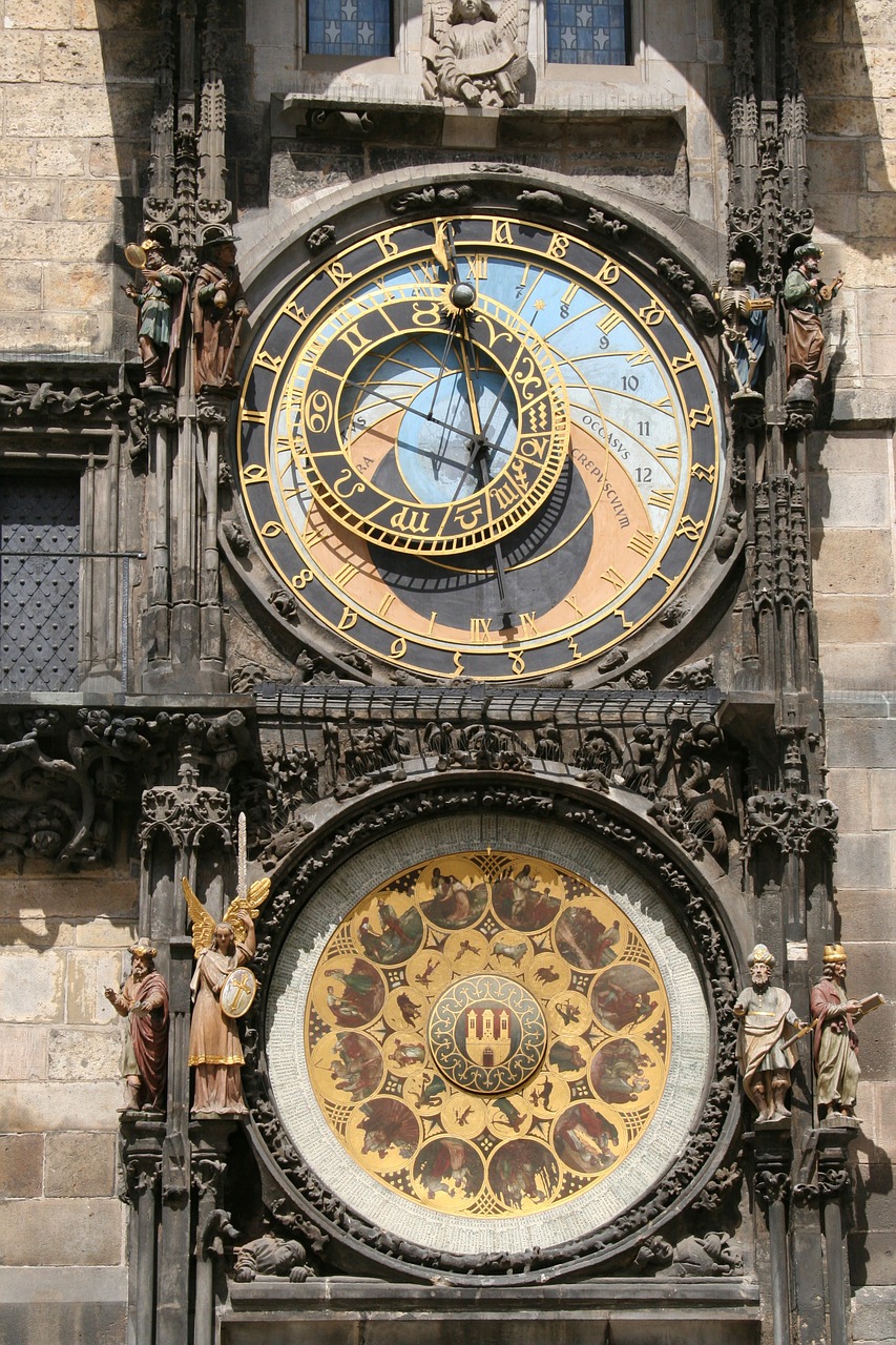 clock time the astronomical clock free photo