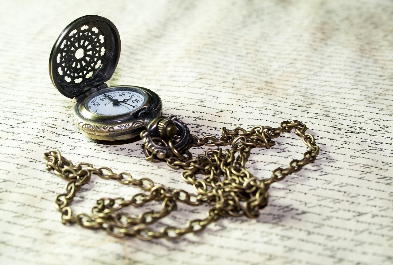 clock time pocket watch free photo