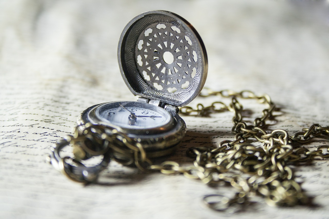 clock time pocket watch free photo