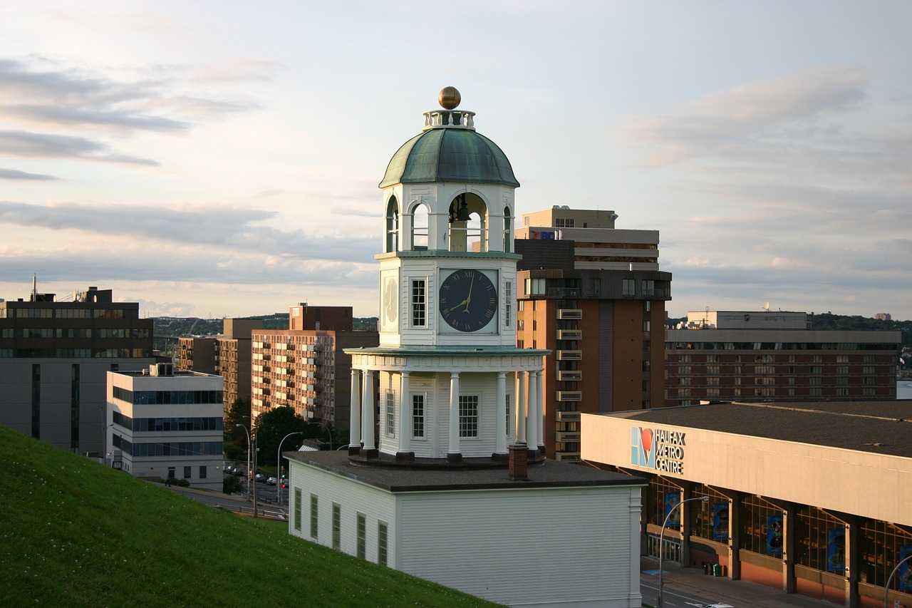 clock halifax nova free photo