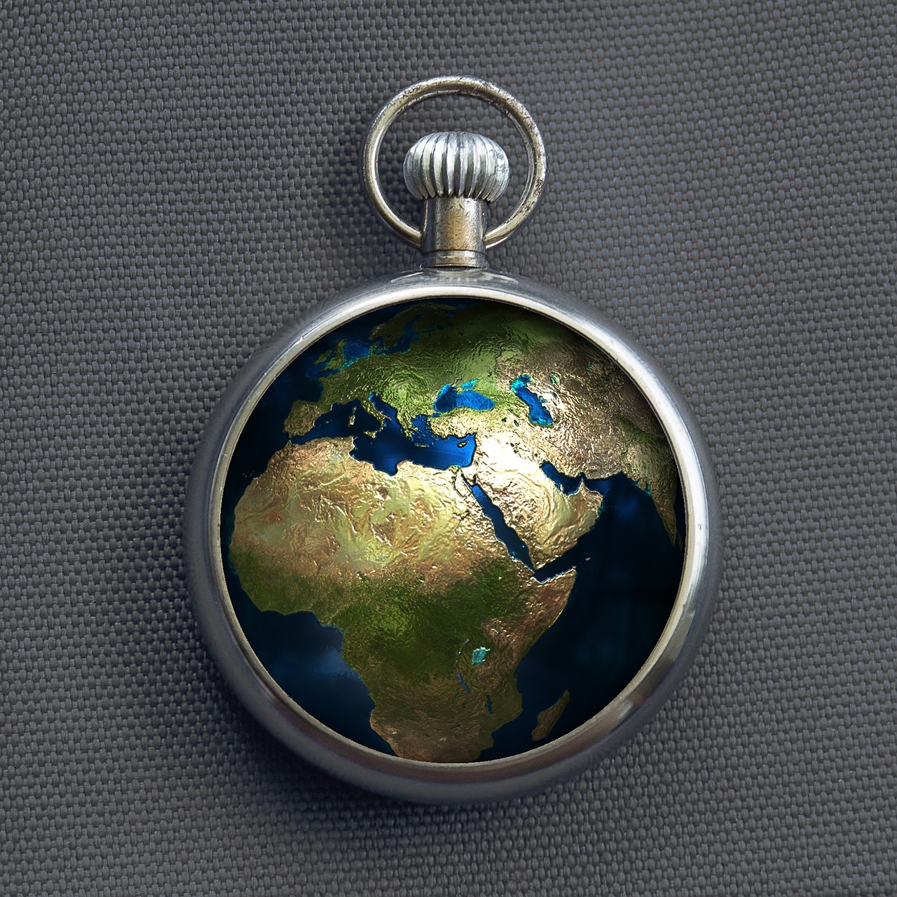 clock earth globe free photo