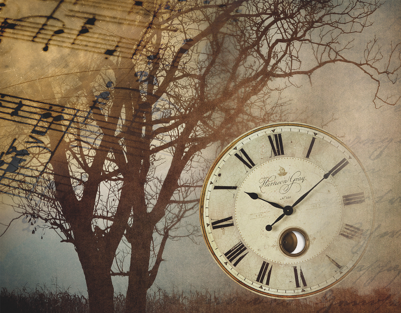 clock vintage music free photo