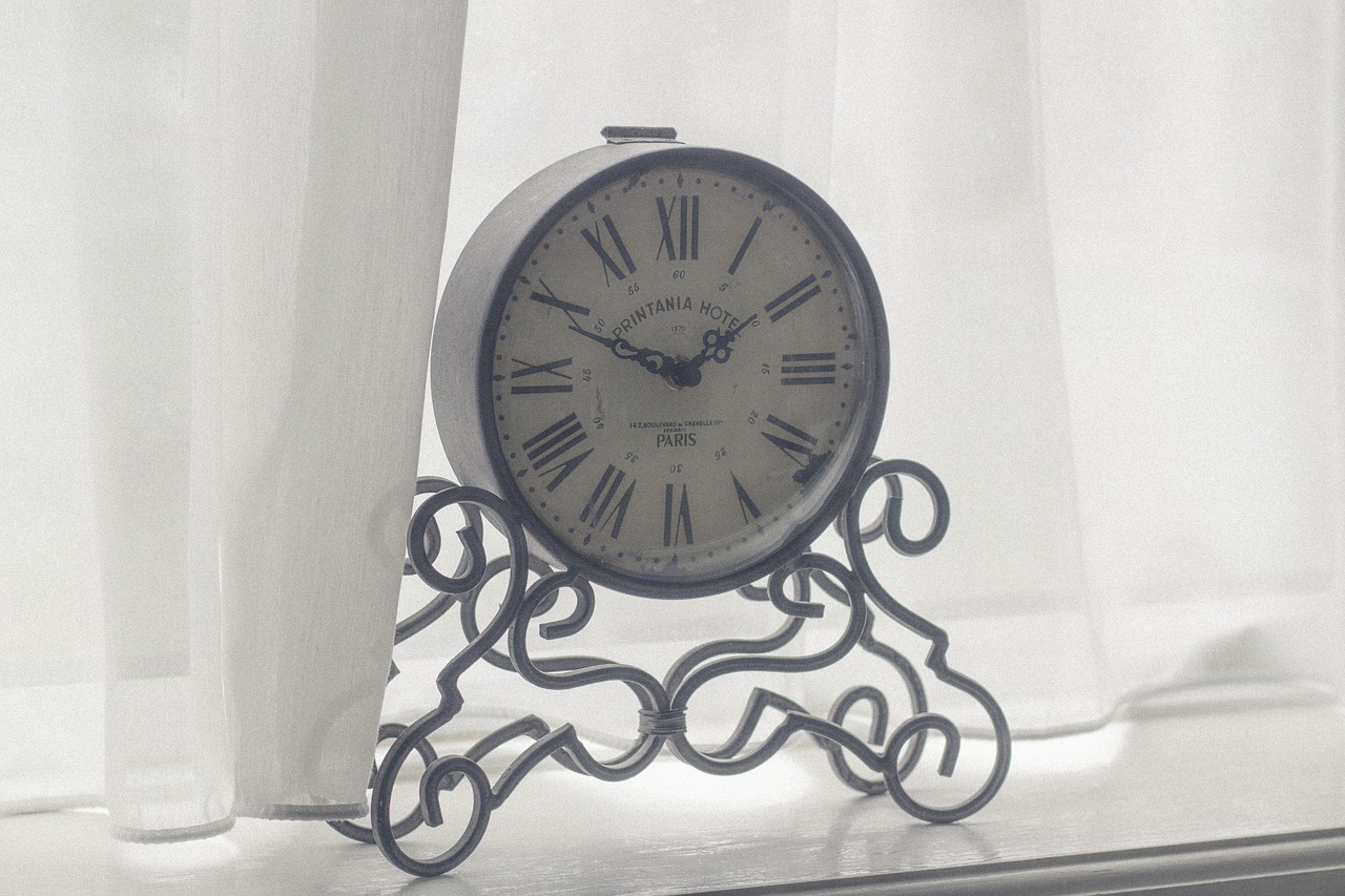 clock time decor free photo