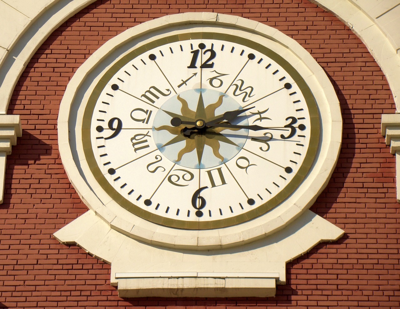 clock time watch on buildings free photo