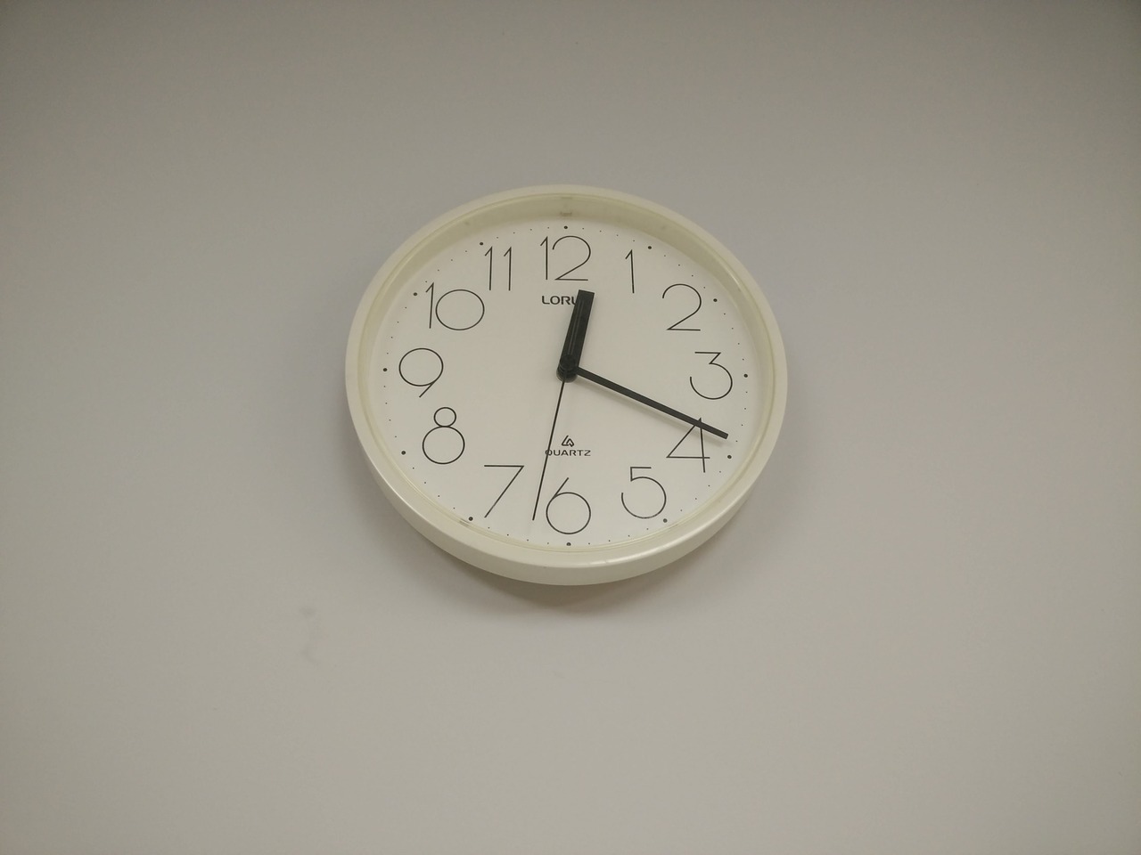 clock clock on wall time free photo