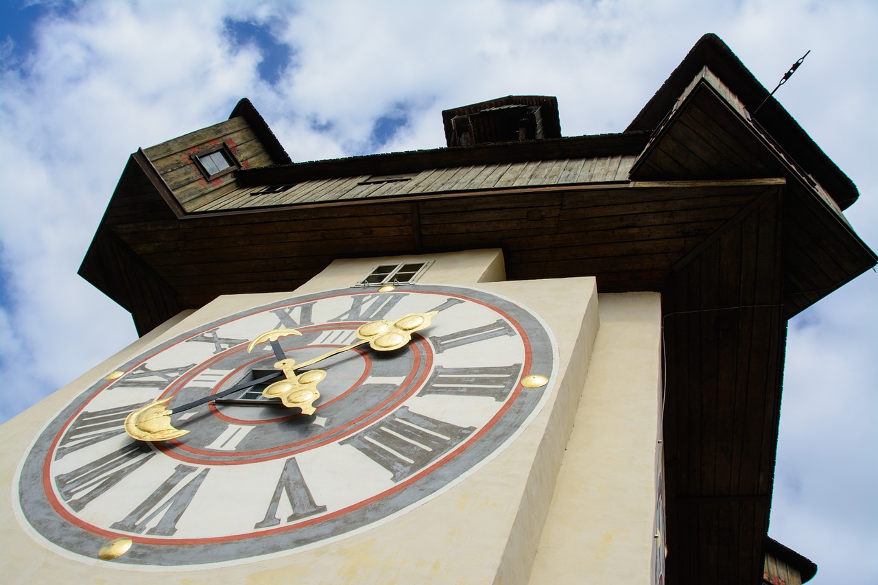 clock tower graz tower free photo