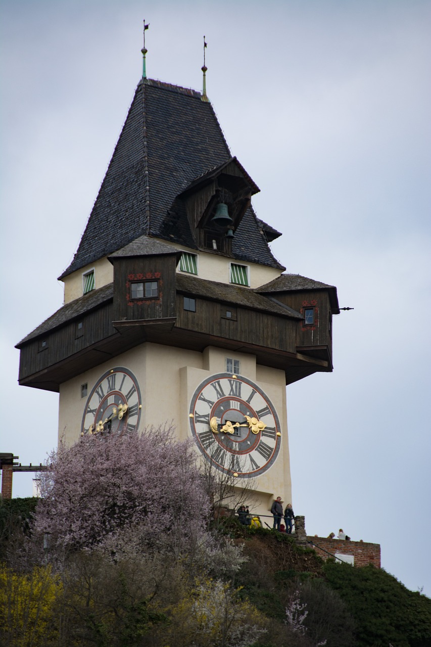 clock tower graz tower free photo