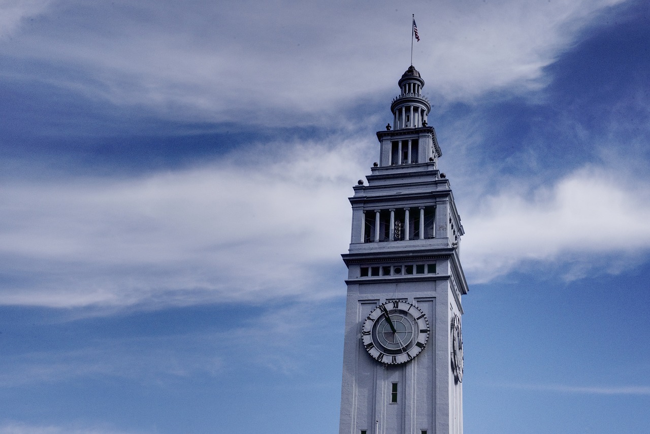 clock tower san francisco clock free photo