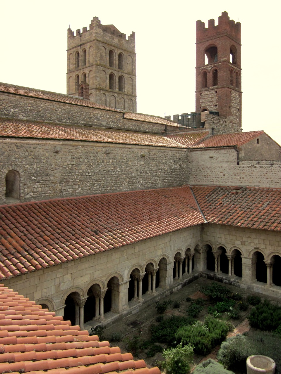 cloister cathedral elne free photo