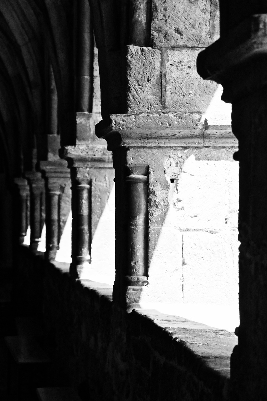 cloister romanesque rhaeto romanic free photo