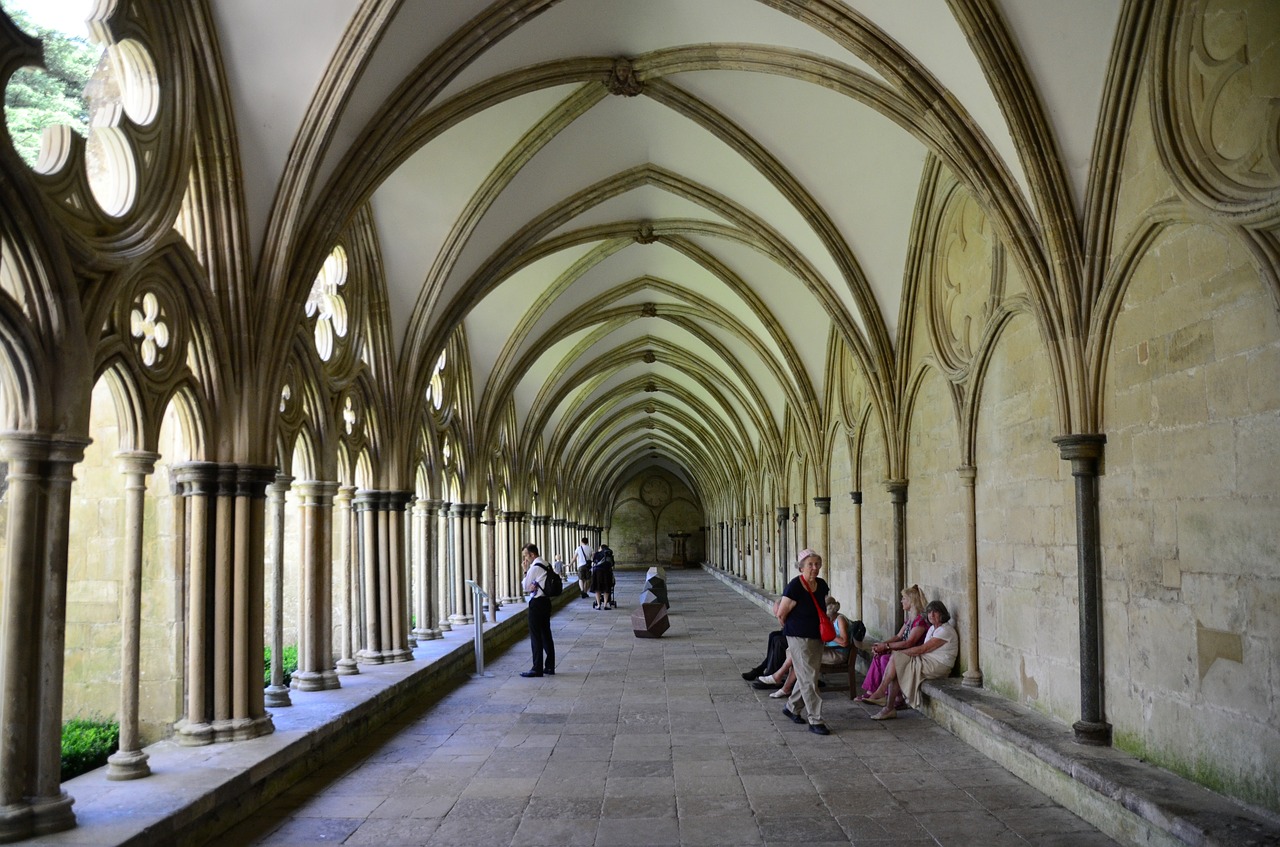 cloister canterbury cathedral free photo