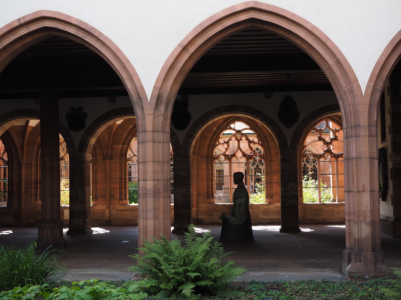 cloister basel cathedral münster free photo