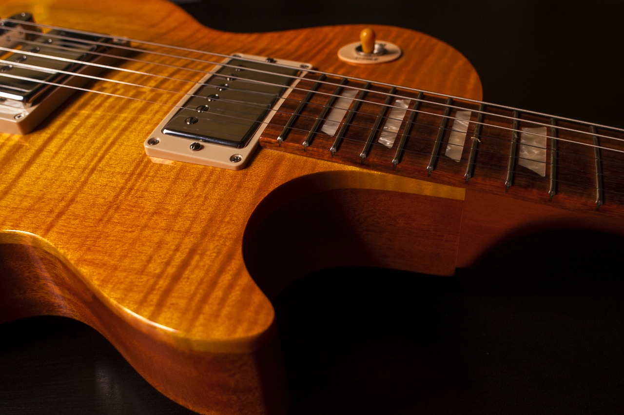 close-up guitar musical instrument free photo