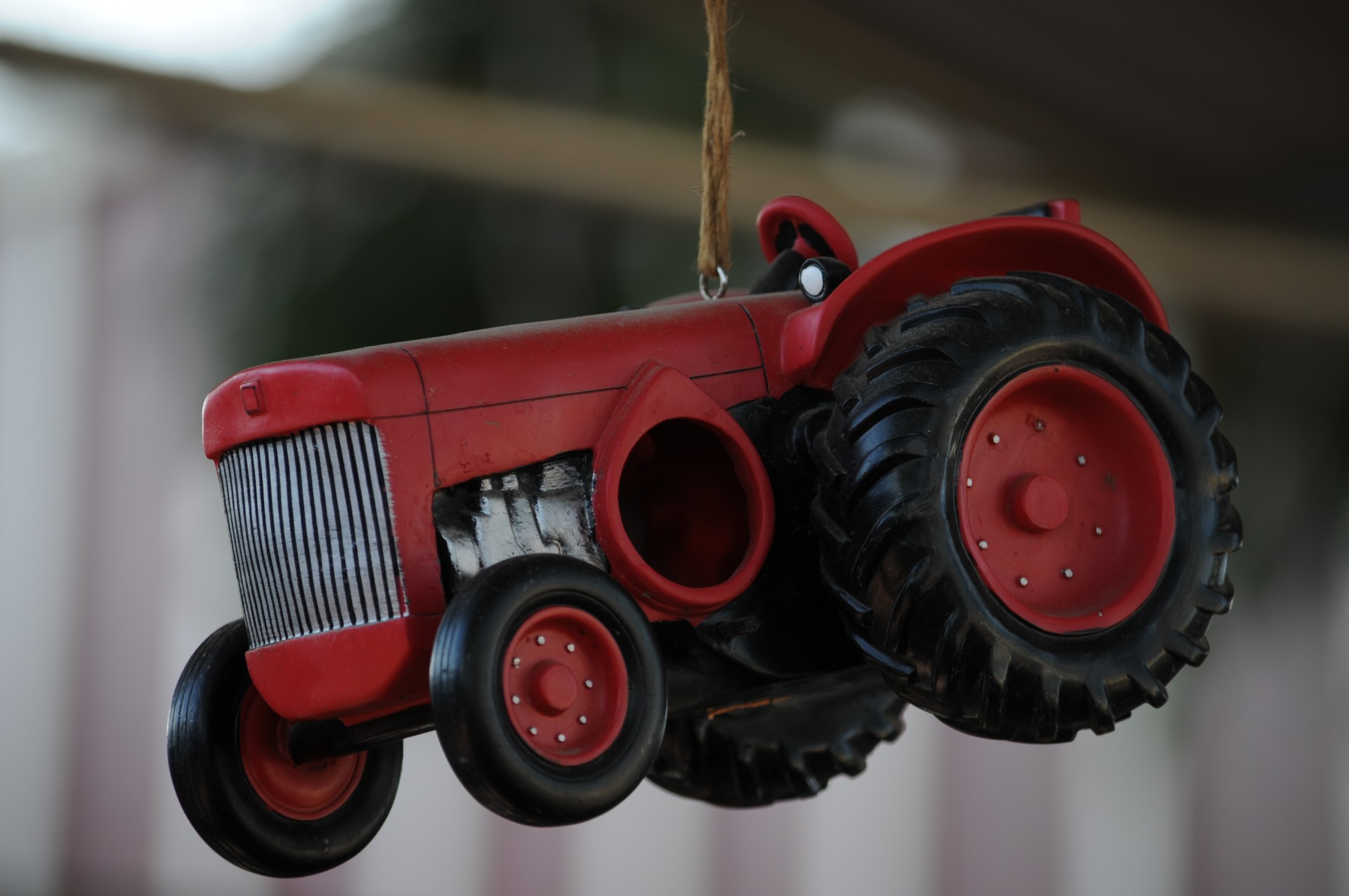 toy tractor red free photo