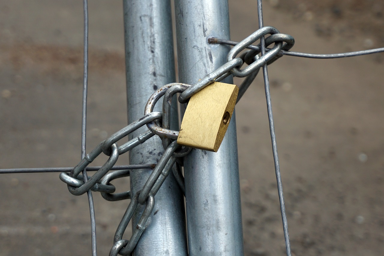 closed fence close free photo