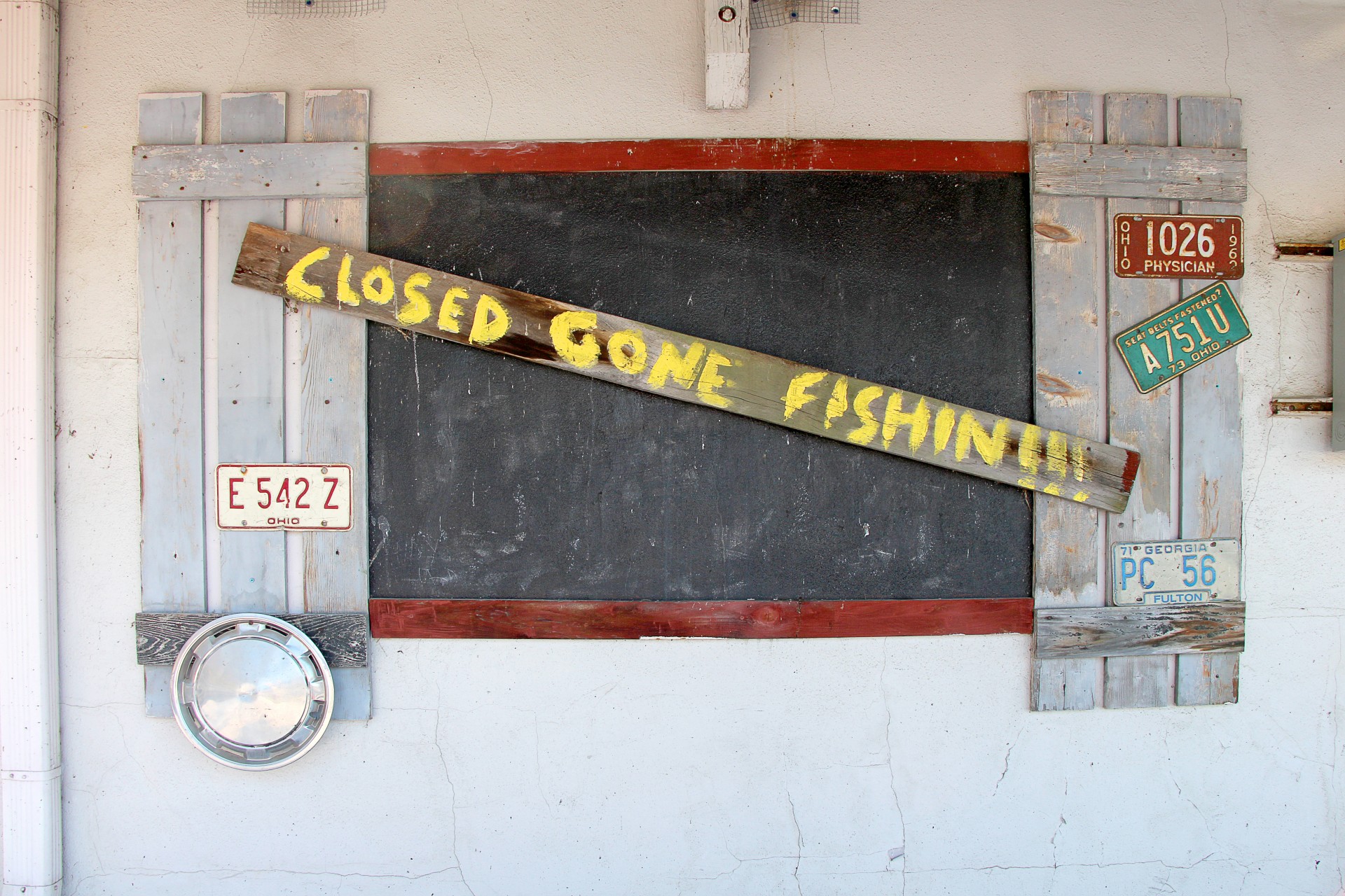closed gone fishing fishing free photo