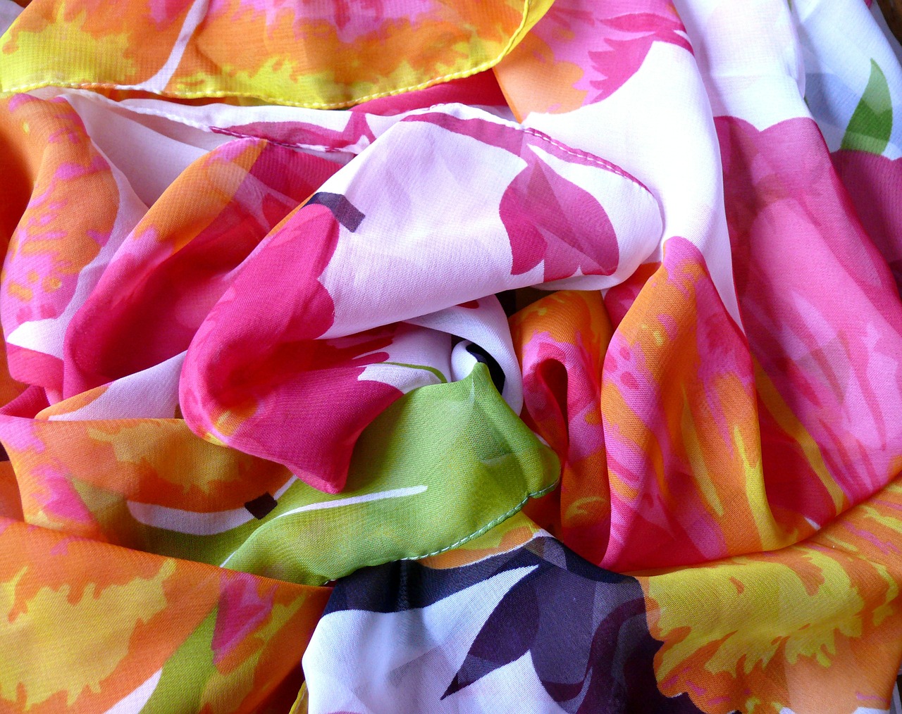 cloth silk colorful free photo